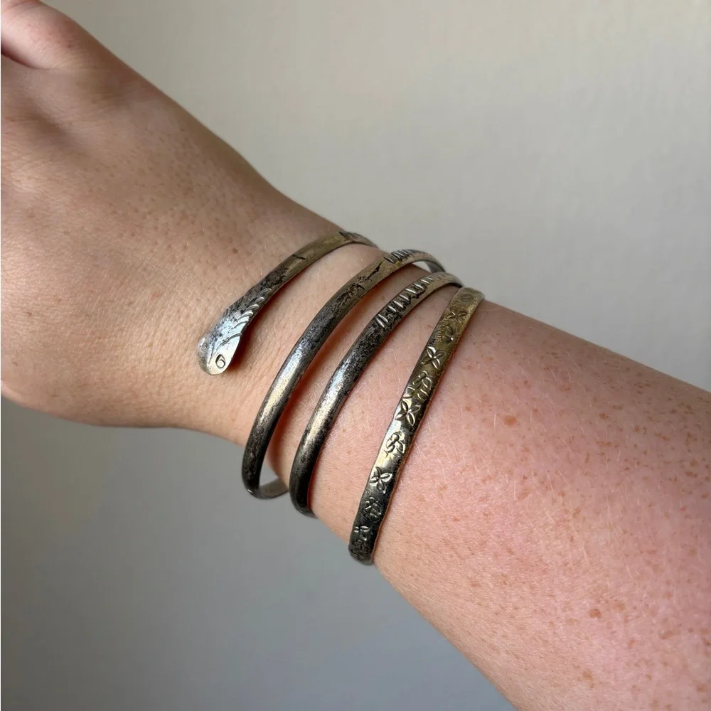 Vintage Mexico bangle bracelet